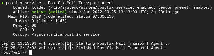 Install and Configure Postfix